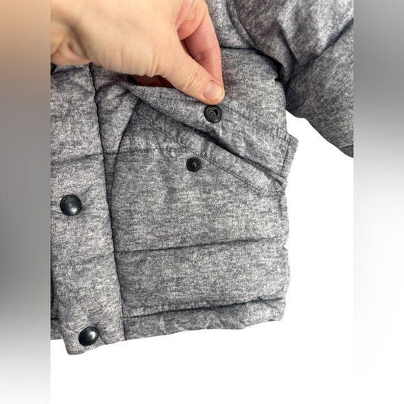 Baby Gap Jacket Toddler Gray Puffer Outdoor Winter Cold Primaloft 12-18 months - Picture 2 of 8